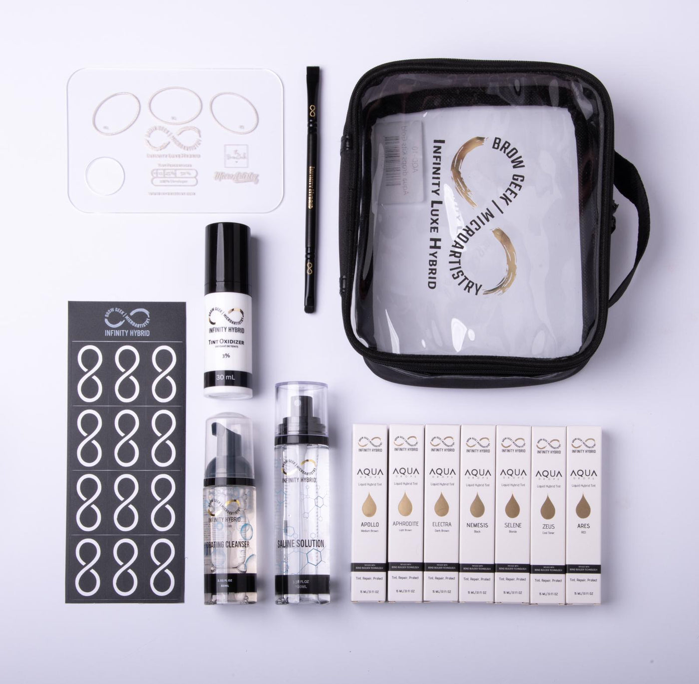 Kits Infinity Aqua Drops - TODOS los 7 tonos - Bronce, Plata y Oro 