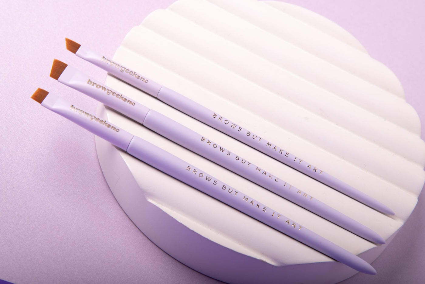 LIMITED EDITION CHATEAUDEBELLE X THE BROW GEEK BRUSH COLLECTION - Brows but make it art 💜