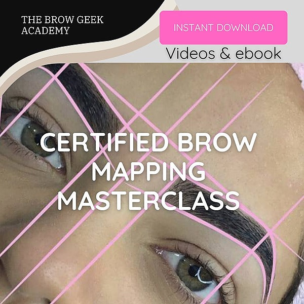 Masterclass sulla mappatura delle sopracciglia - video ed ebook