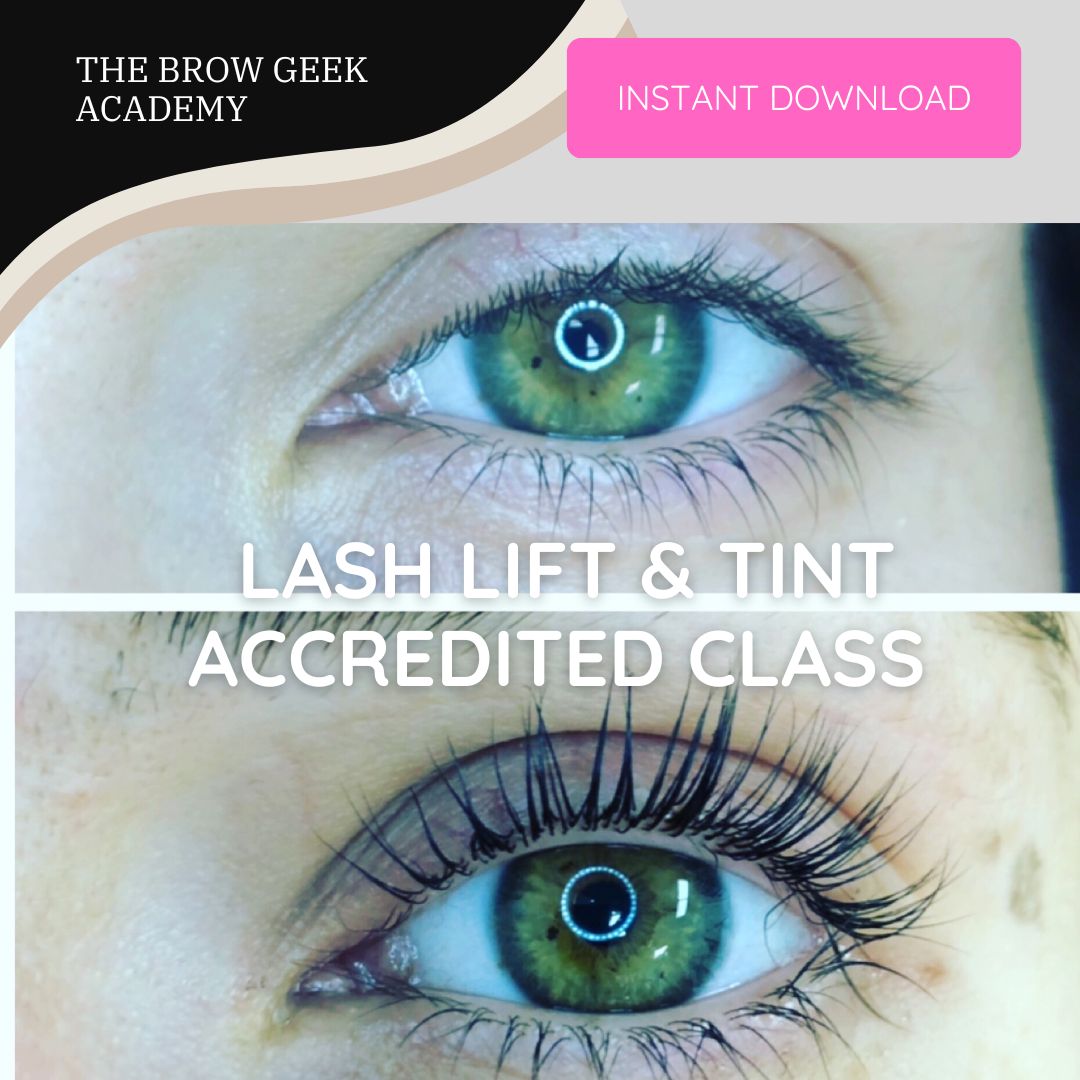 Lash Lift & Tint Online full certified course ++UPDATED MANUALS++