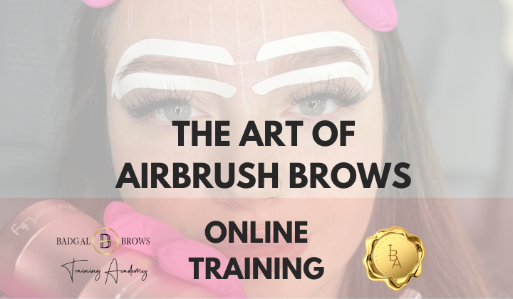 THE ART OF AIRBRUSH  BROWS ACCREDITED TRAINING   COURSE